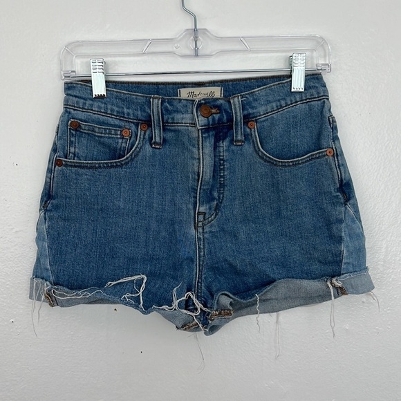 MadewellHigh Rise Denim shorts